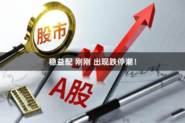 稳益配 刚刚 出现跌停潮！